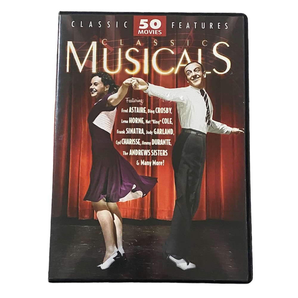 50 CLASSIC MUSICALS MOVIE DVD BOX SET COLLECTION MILL CREEK ENTERTAINMENT